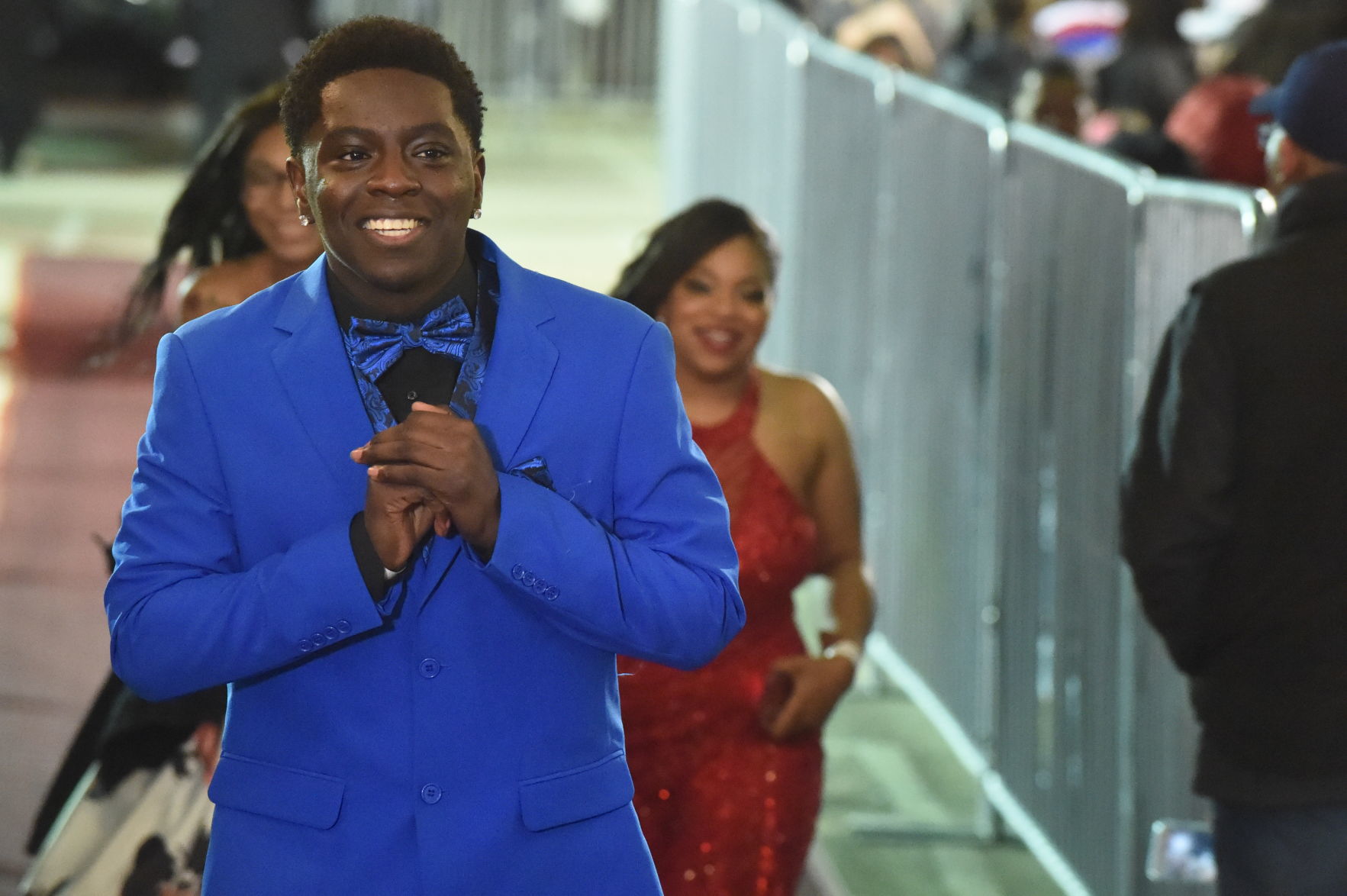 Always trust the young man in the blue tux